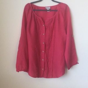 Large Soft Surroundings linen tunic